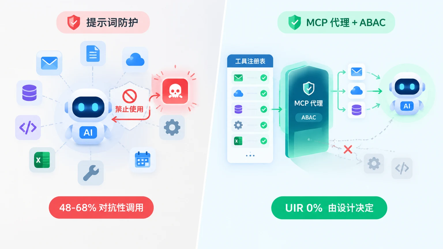 提示词不是权限系统:MCP 代理如何让越权工具“看不见”